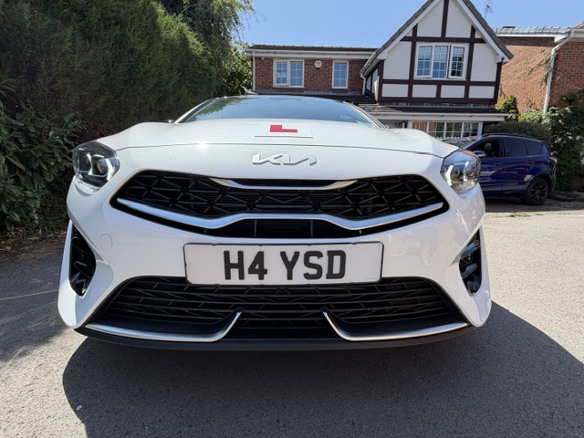 Front of training car
